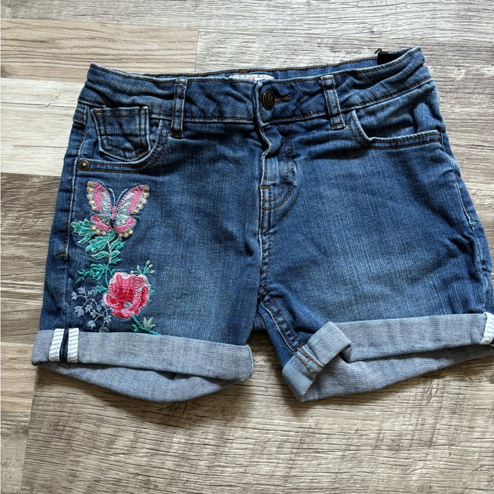 Girls denim shorts size7/8
